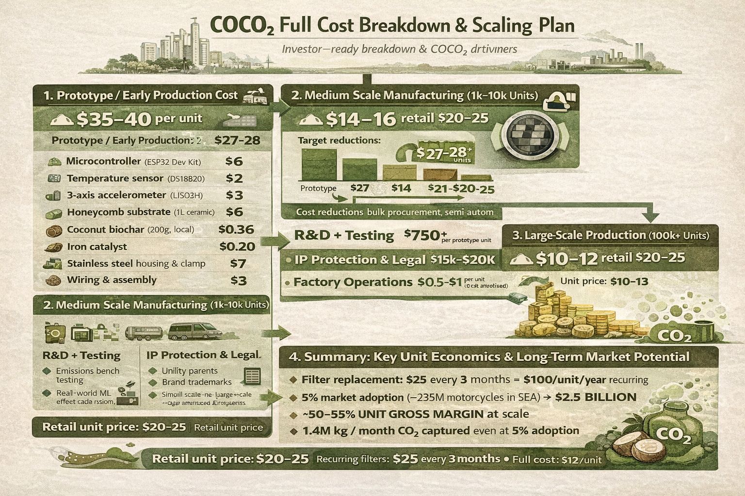 COCO₂ Cost Breakdown